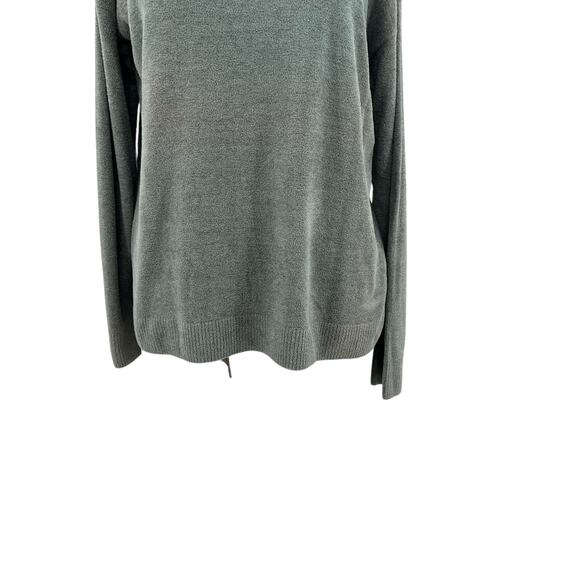 Barefoot Dreams CozyChic Ultra Lite Top Sweater‎ Pullover Green Size Small - Picture 5 of 10